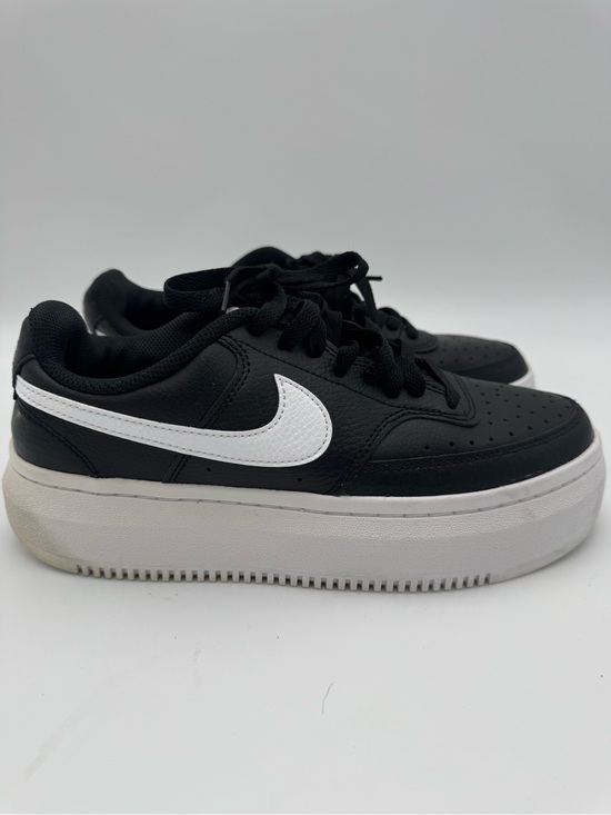 Nike Shoes - Nike Air Force 1 Platform Black White Women’s Size 9.5 Chunky Sneakers